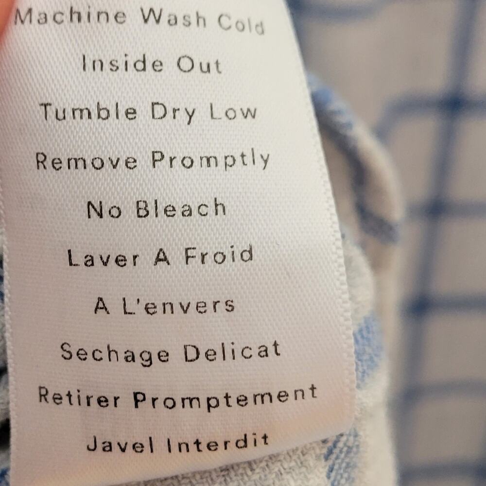 Grayson Flannel Button-Up Grey Large - image 6